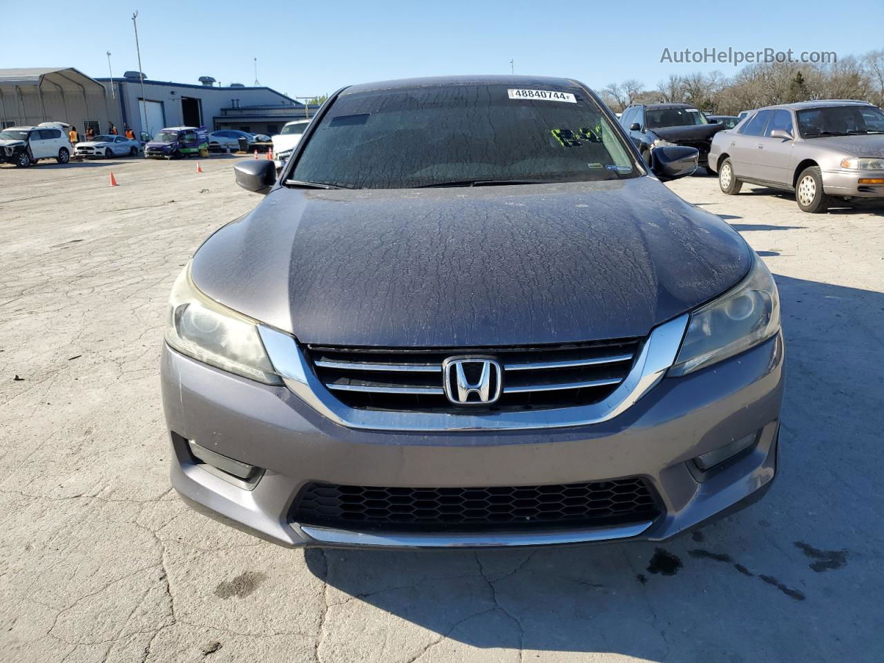 2014 Honda Accord Sport Silver vin: 1HGCR2F5XEA062140