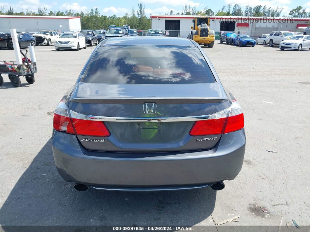 2014 Honda Accord Sport Серый vin: 1HGCR2F5XEA077897