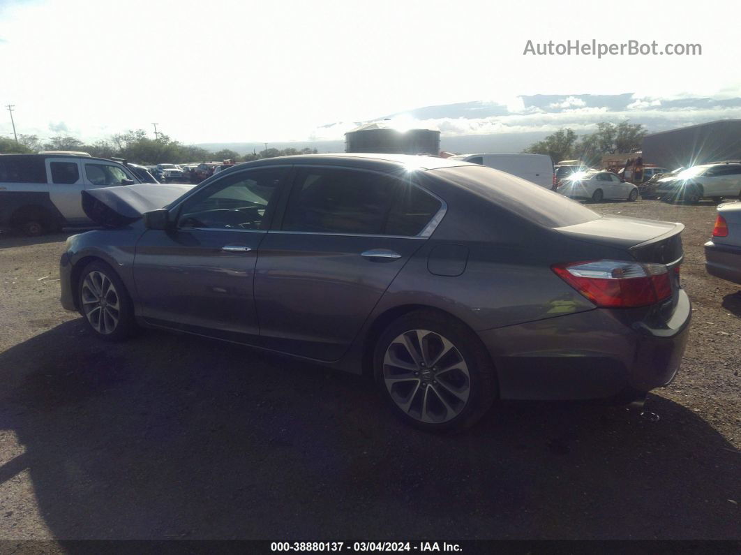 2014 Honda Accord Sport Серый vin: 1HGCR2F5XEA169236