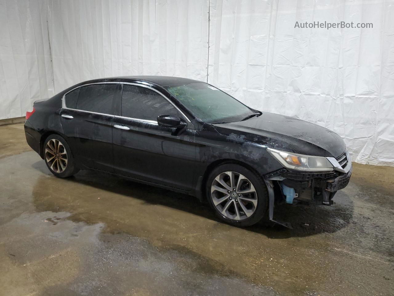 2014 Honda Accord Sport Black vin: 1HGCR2F5XEA215339