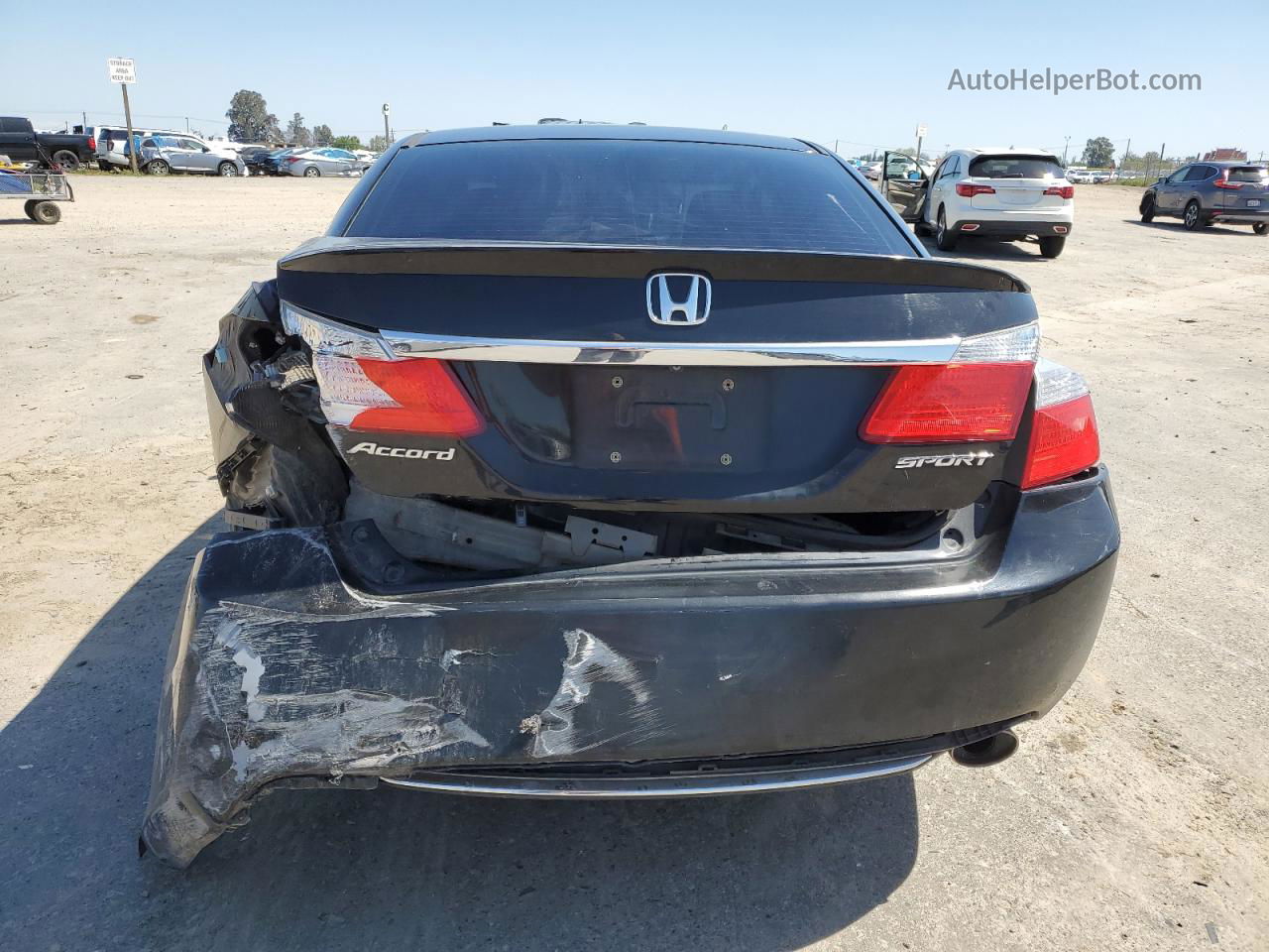 2014 Honda Accord Sport Black vin: 1HGCR2F5XEA228365