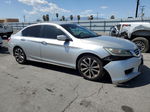 2014 Honda Accord Sport Silver vin: 1HGCR2F5XEA256490