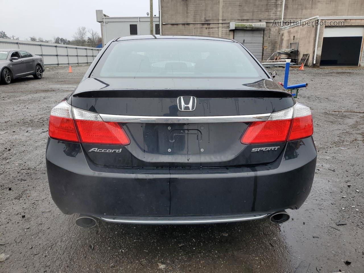 2014 Honda Accord Sport Black vin: 1HGCR2F5XEA282345