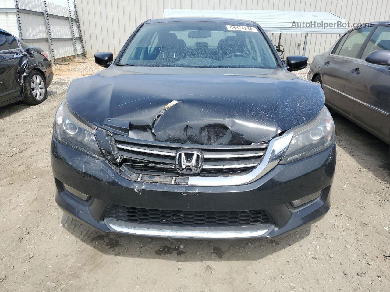 2014 Honda Accord Sport Черный vin: 1HGCR2F5XEA297976