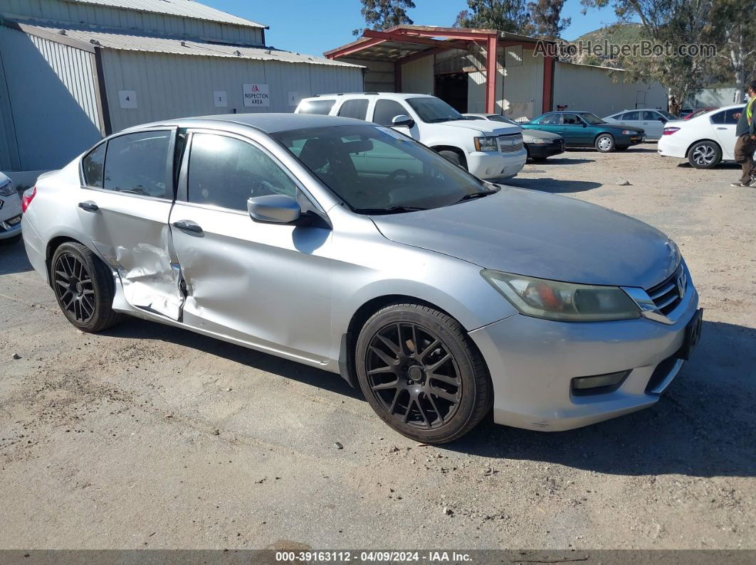 2015 Honda Accord Sport Silver vin: 1HGCR2F5XFA045758