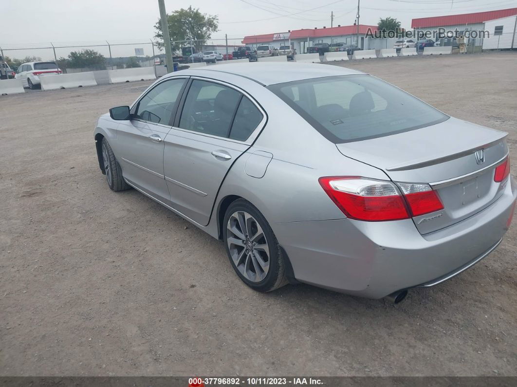 2015 Honda Accord Sedan Sport Silver vin: 1HGCR2F5XFA089257