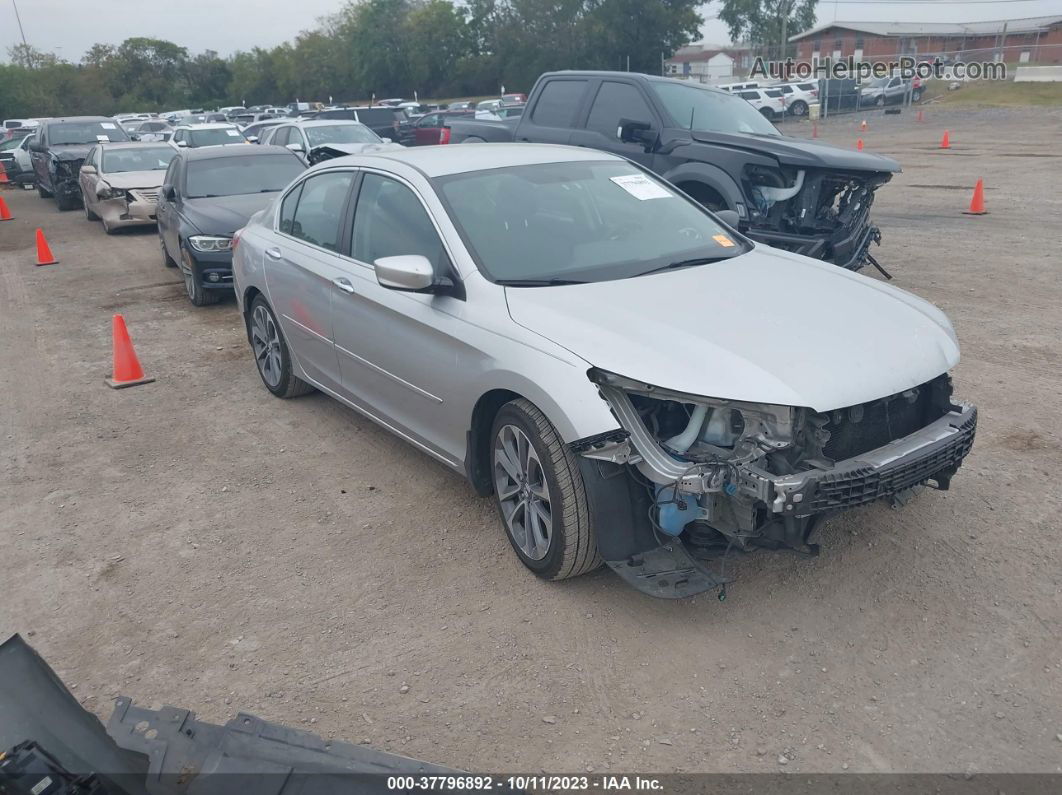 2015 Honda Accord Sedan Sport Silver vin: 1HGCR2F5XFA089257