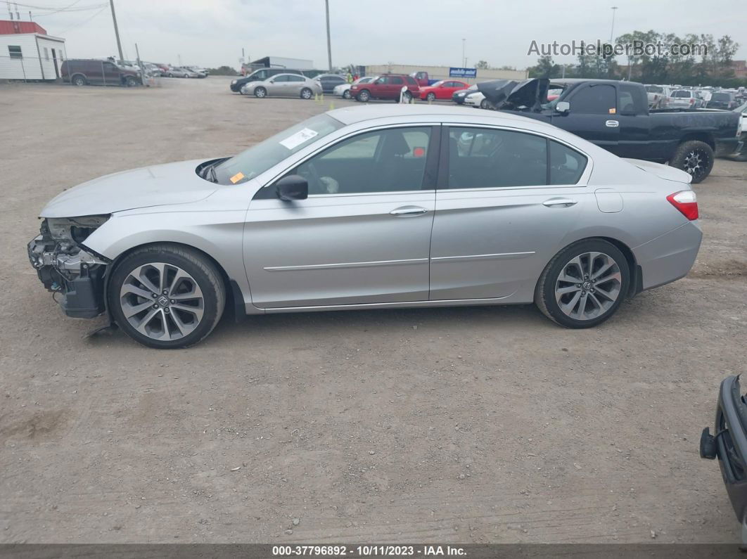 2015 Honda Accord Sedan Sport Серебряный vin: 1HGCR2F5XFA089257