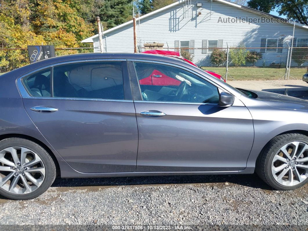 2015 Honda Accord Sedan Sport Gray vin: 1HGCR2F5XFA135590