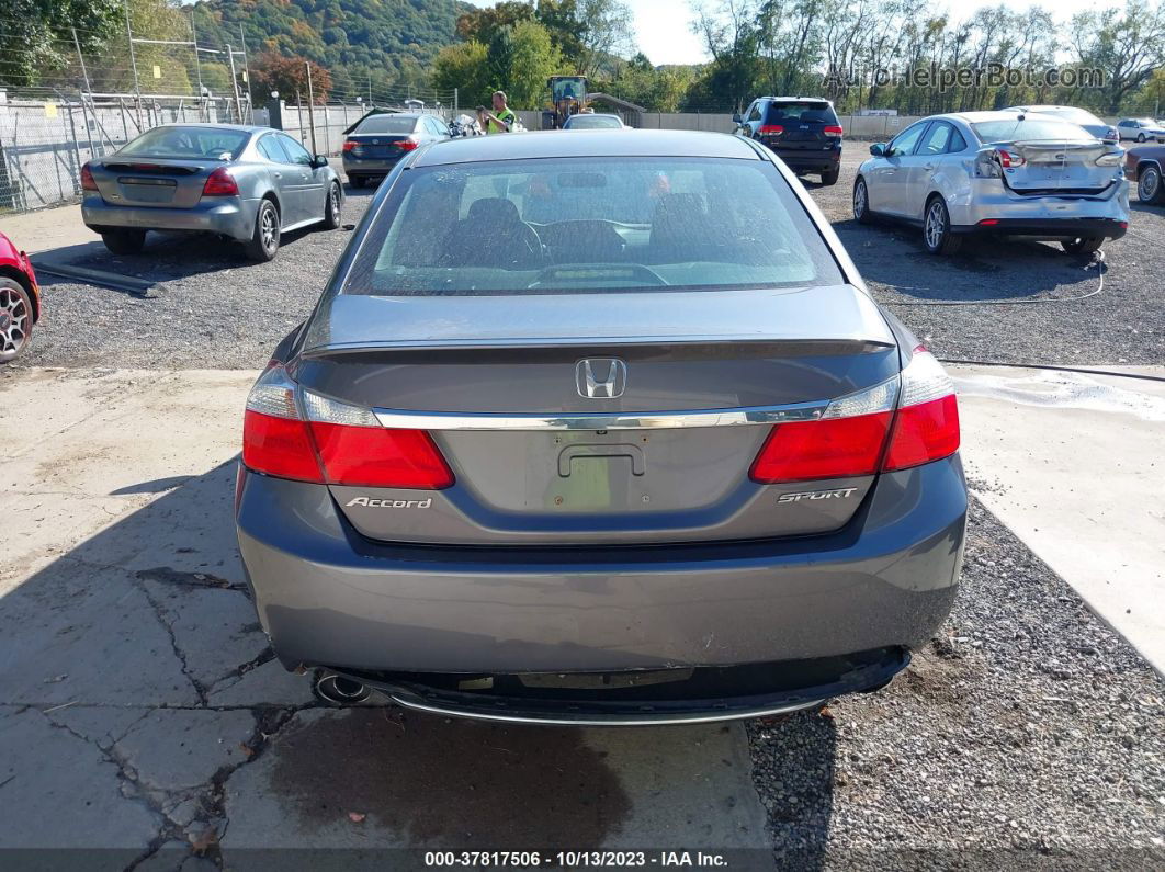 2015 Honda Accord Sedan Sport Gray vin: 1HGCR2F5XFA135590