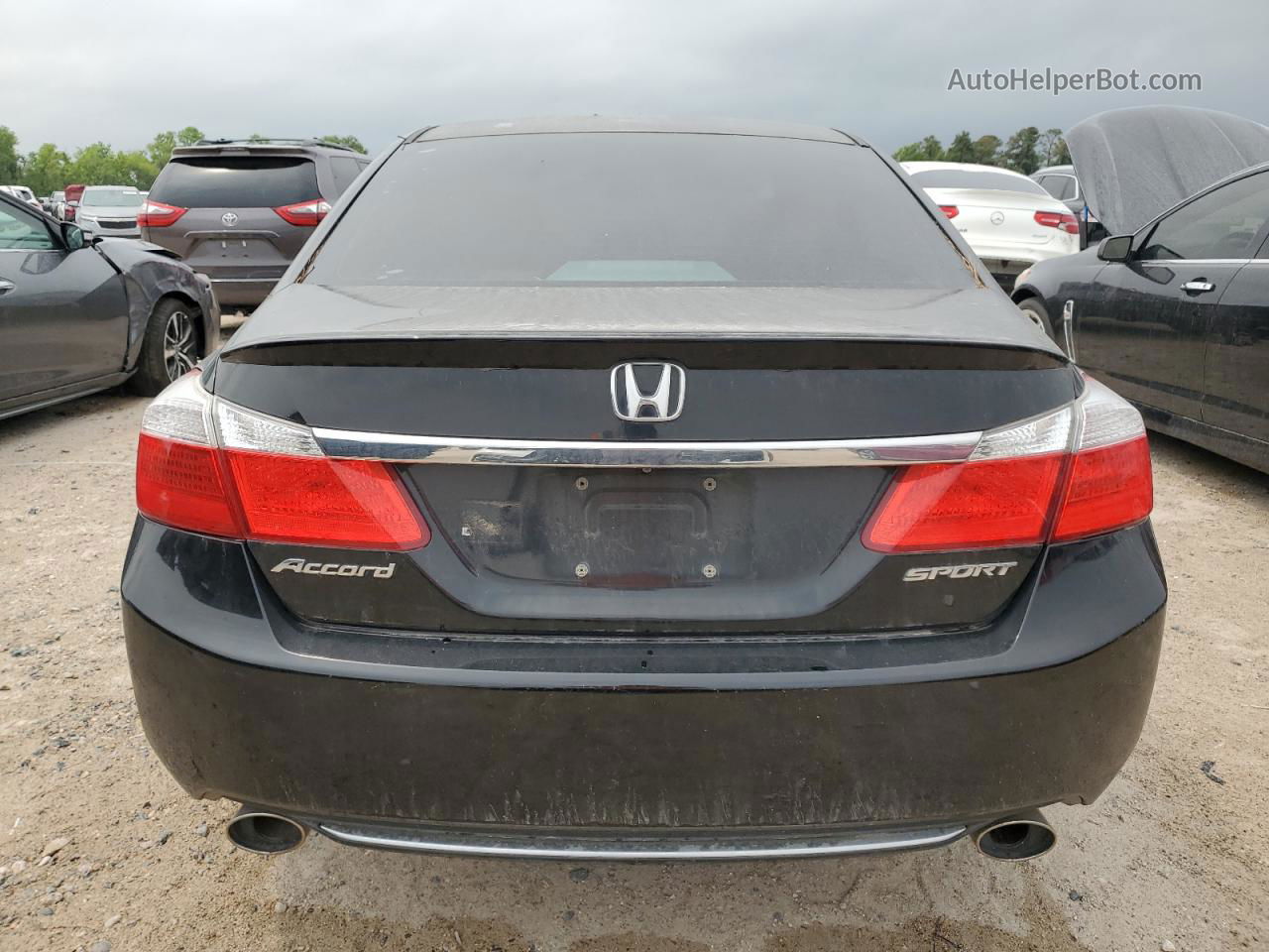 2015 Honda Accord Sport Black vin: 1HGCR2F5XFA234216