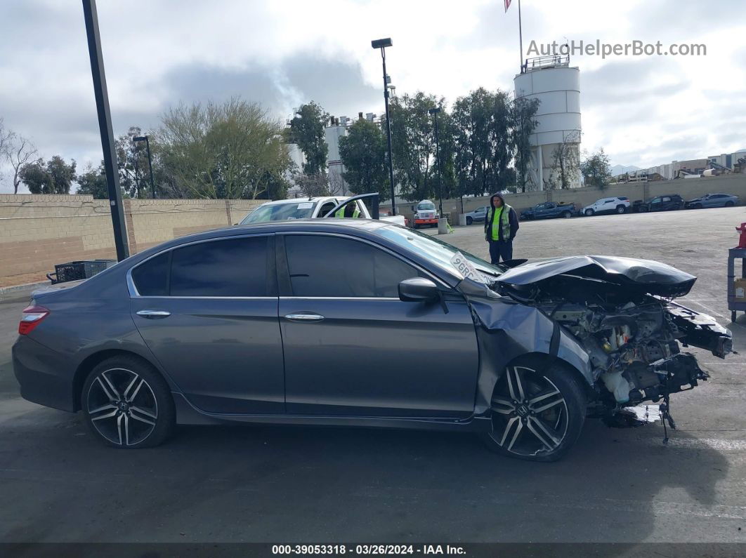 2016 Honda Accord Sport Gray vin: 1HGCR2F5XGA239207