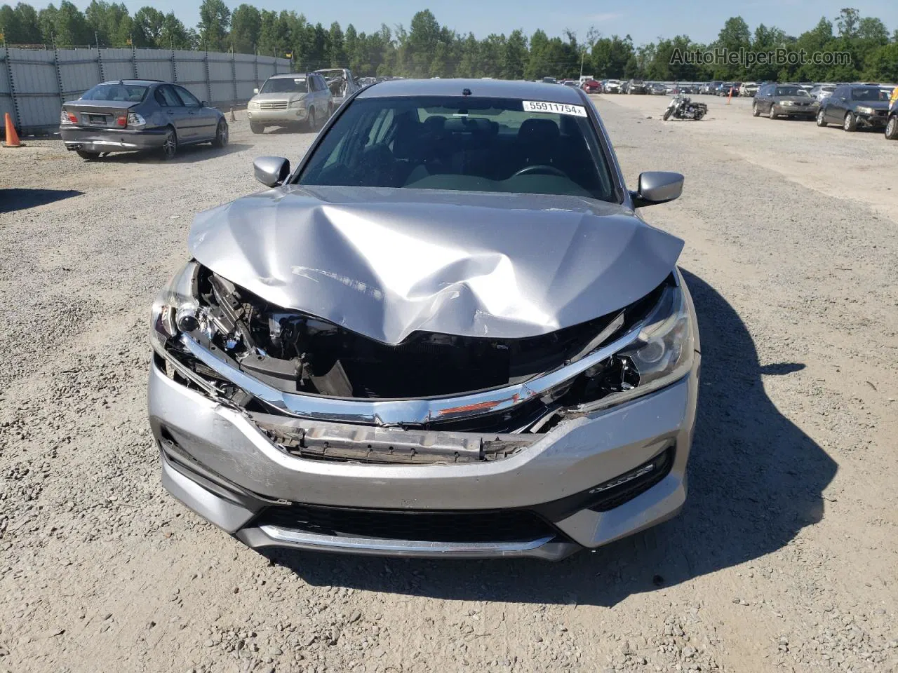 2017 Honda Accord Sport Silver vin: 1HGCR2F5XHA018269