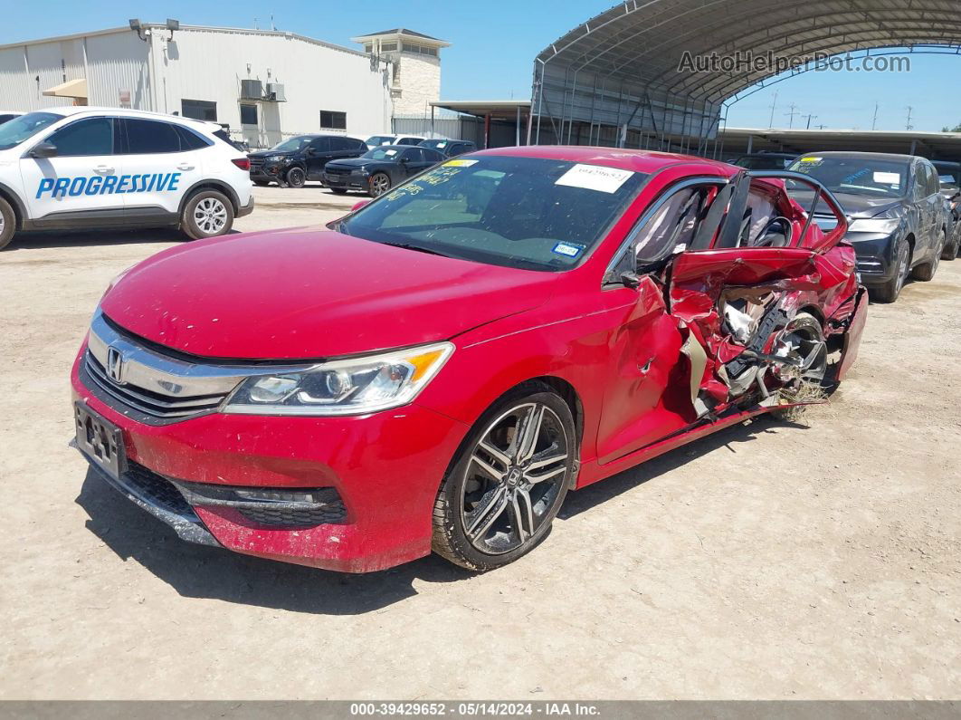 2017 Honda Accord Sport Red vin: 1HGCR2F5XHA085485