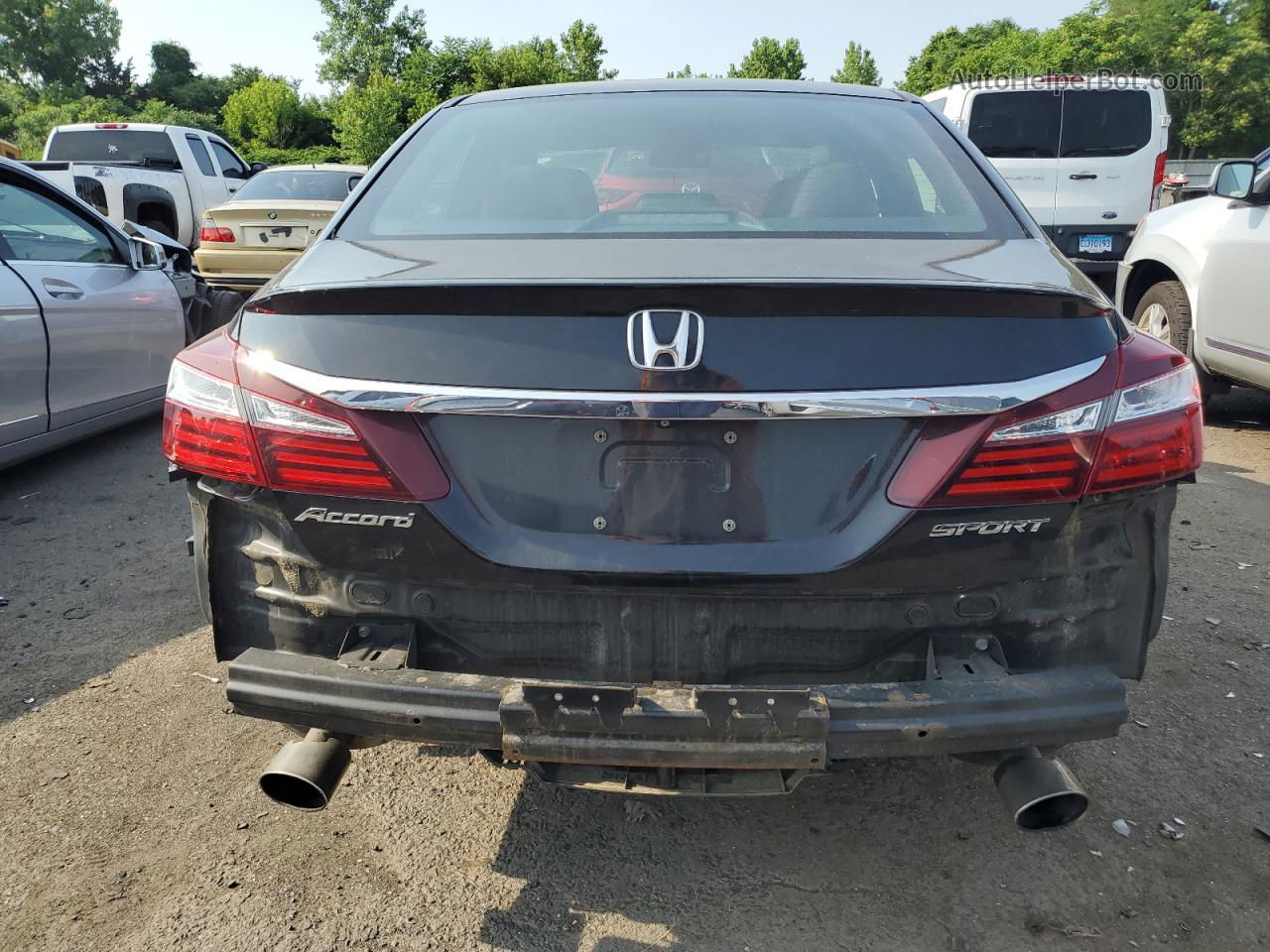 2017 Honda Accord Sport Black vin: 1HGCR2F5XHA091108