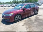 2017 Honda Accord Sport Burgundy vin: 1HGCR2F5XHA102012