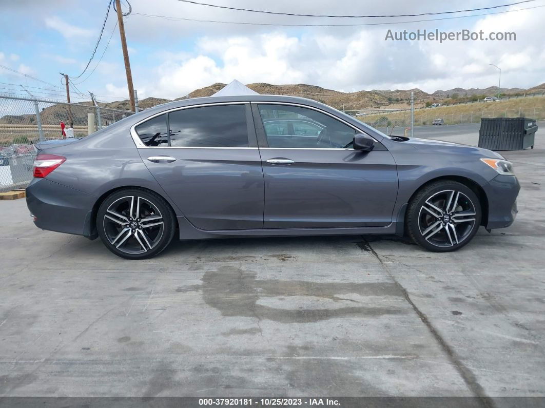 2017 Honda Accord Sedan Sport Черный vin: 1HGCR2F5XHA146303