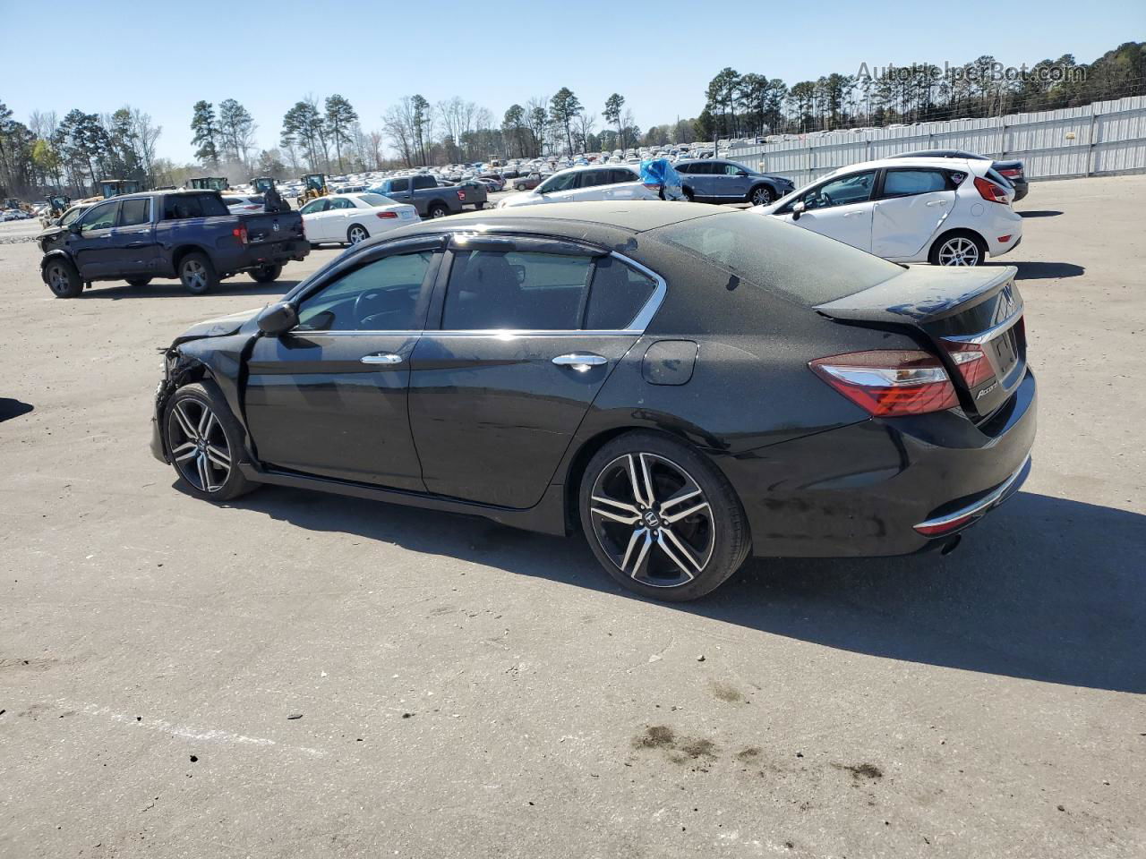 2017 Honda Accord Sport Black vin: 1HGCR2F5XHA185571