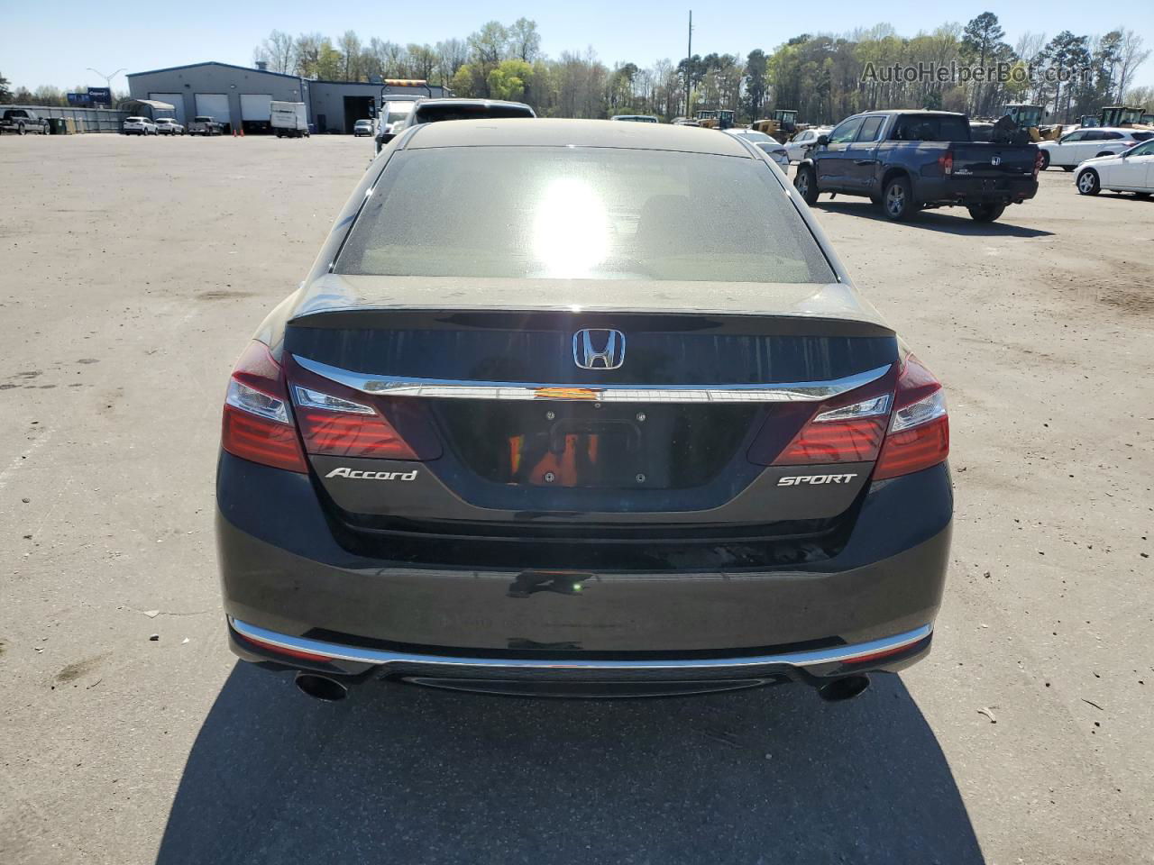 2017 Honda Accord Sport Black vin: 1HGCR2F5XHA185571