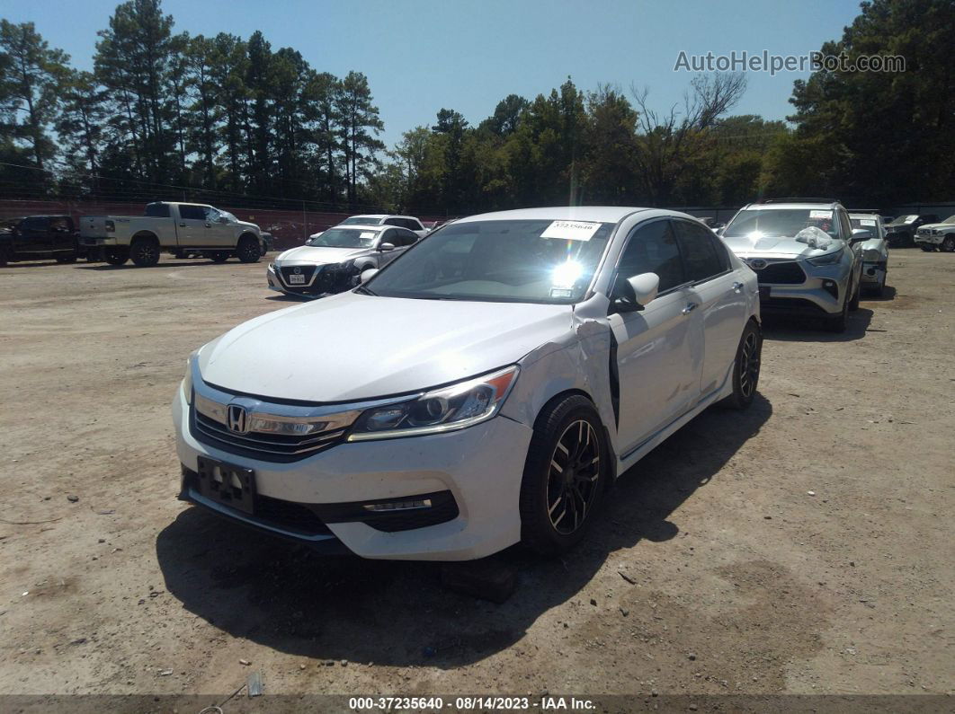 2017 Honda Accord Sedan Sport White vin: 1HGCR2F5XHA187286