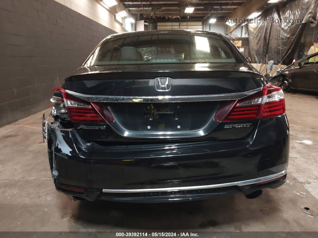 2017 Honda Accord Sport Black vin: 1HGCR2F5XHA231044