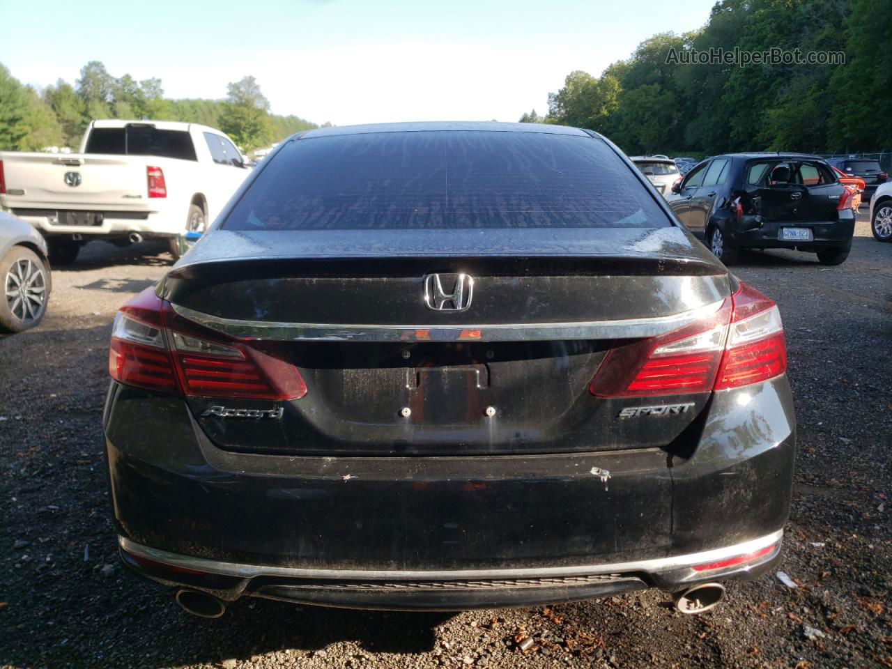 2017 Honda Accord Sport Black vin: 1HGCR2F5XHA807795