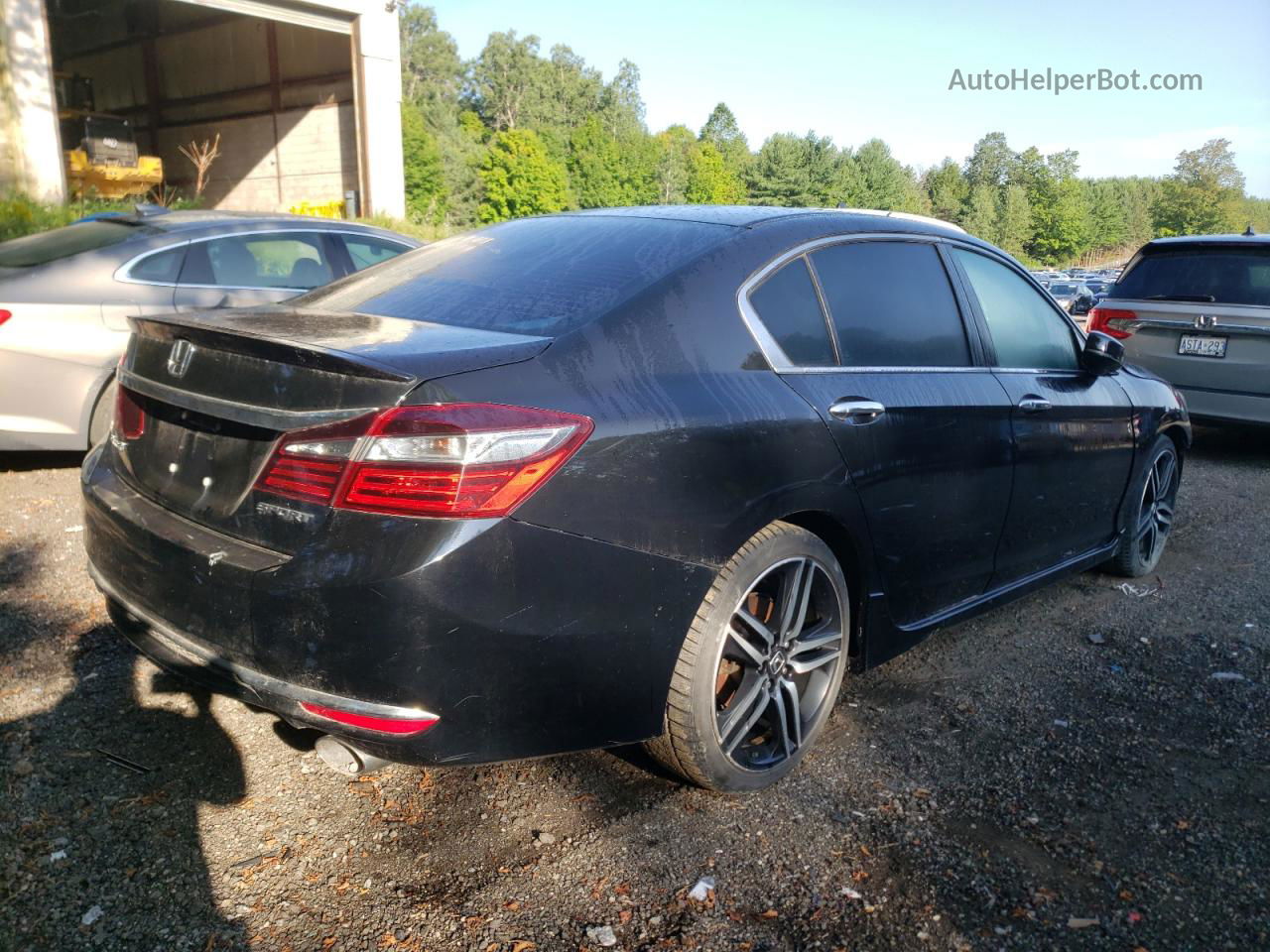 2017 Honda Accord Sport Black vin: 1HGCR2F5XHA807795