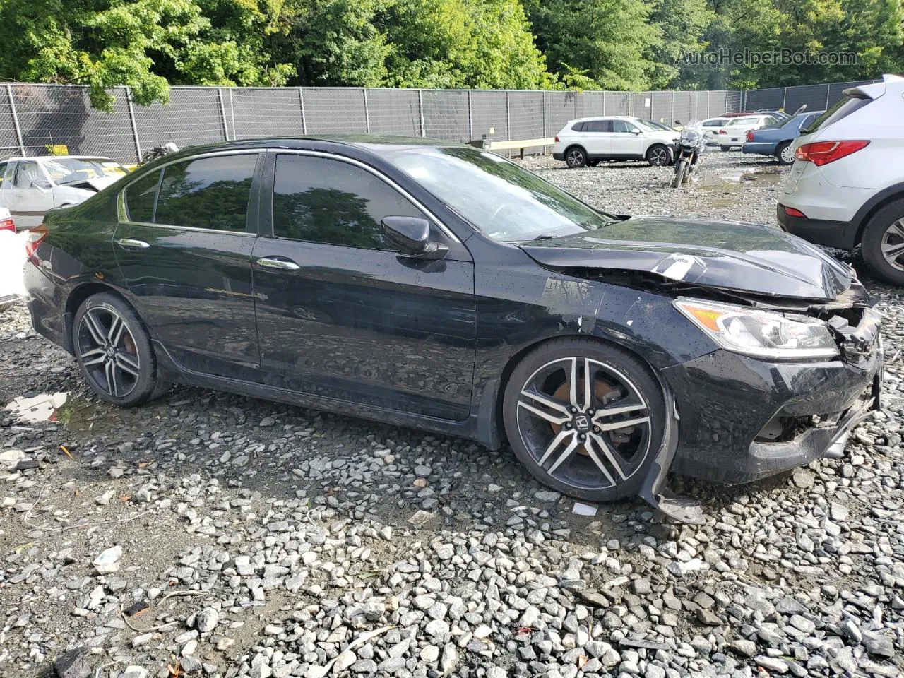 2016 Honda Accord Sport Black vin: 1HGCR2F60GA203809