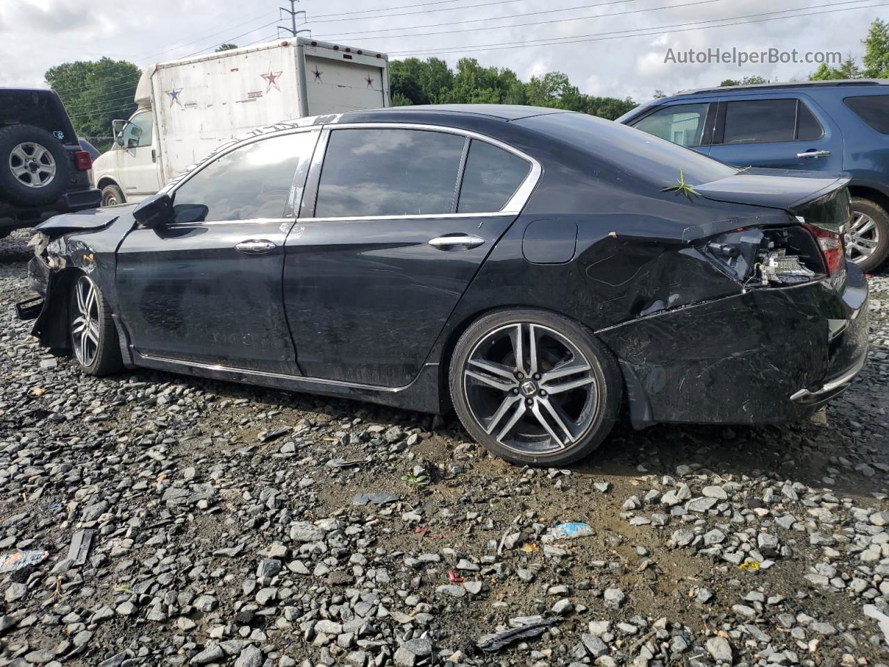 2016 Honda Accord Sport Black vin: 1HGCR2F60GA203809