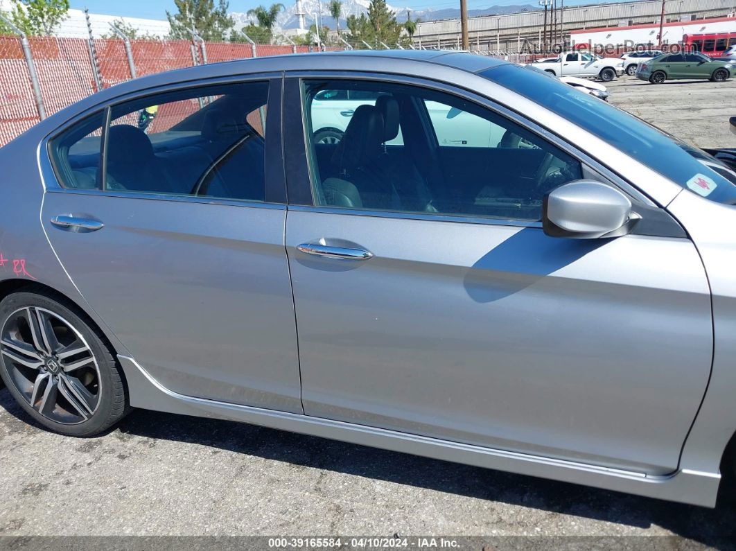 2017 Honda Accord Sport Silver vin: 1HGCR2F60HA026969