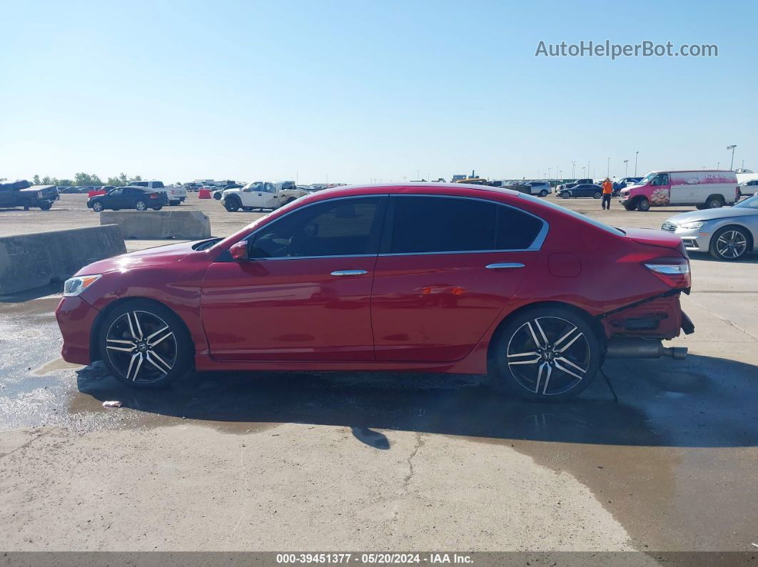 2016 Honda Accord Sport Red vin: 1HGCR2F65GA076412