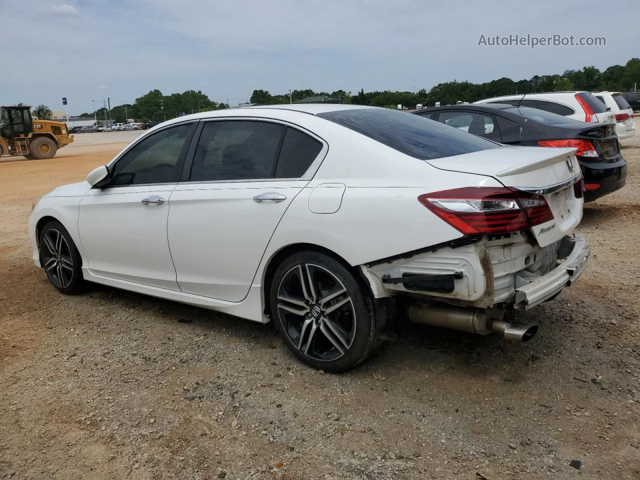 2017 Honda Accord Sport White vin: 1HGCR2F66HA023459