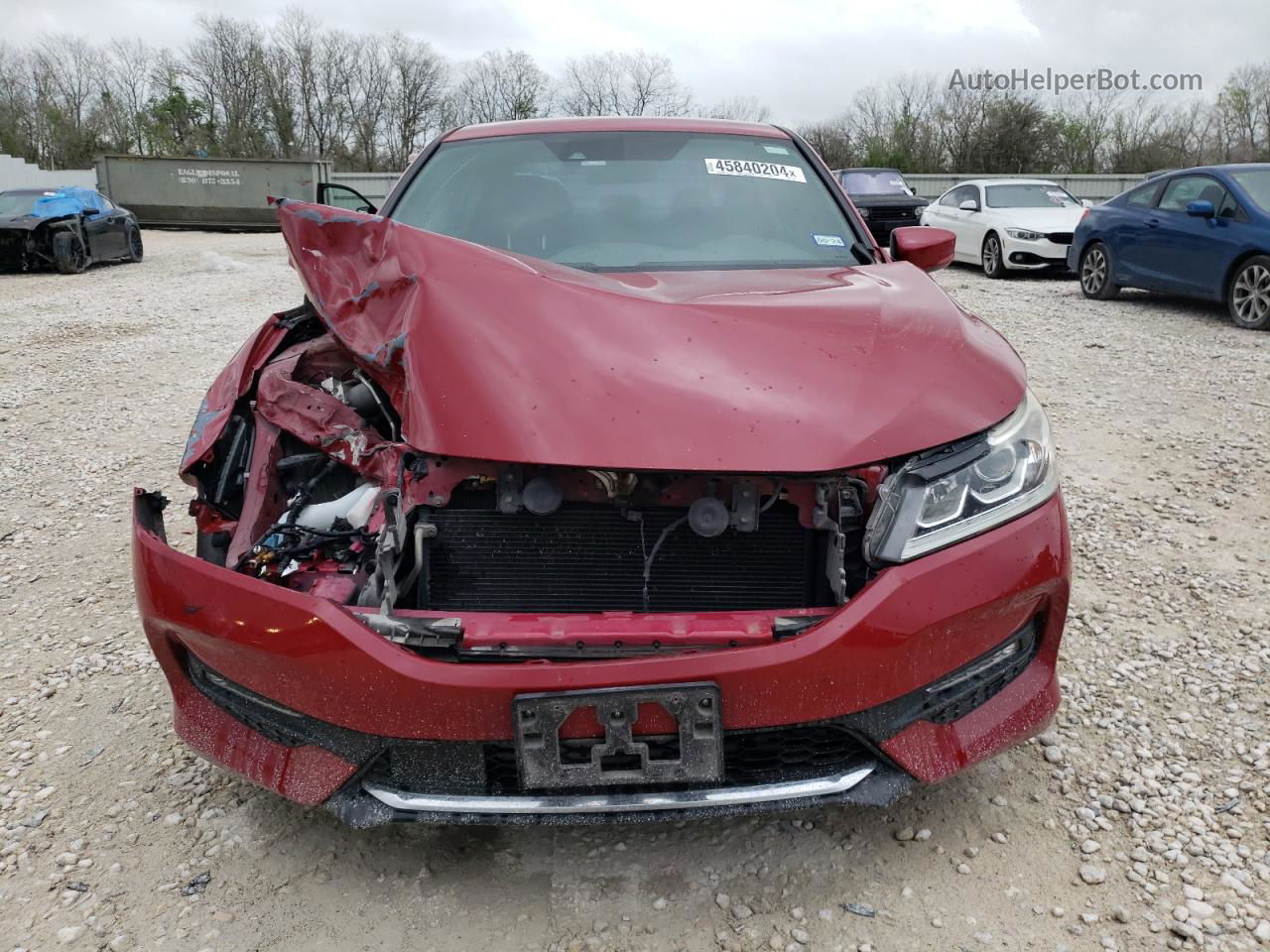 2017 Honda Accord Sport Red vin: 1HGCR2F66HA143181