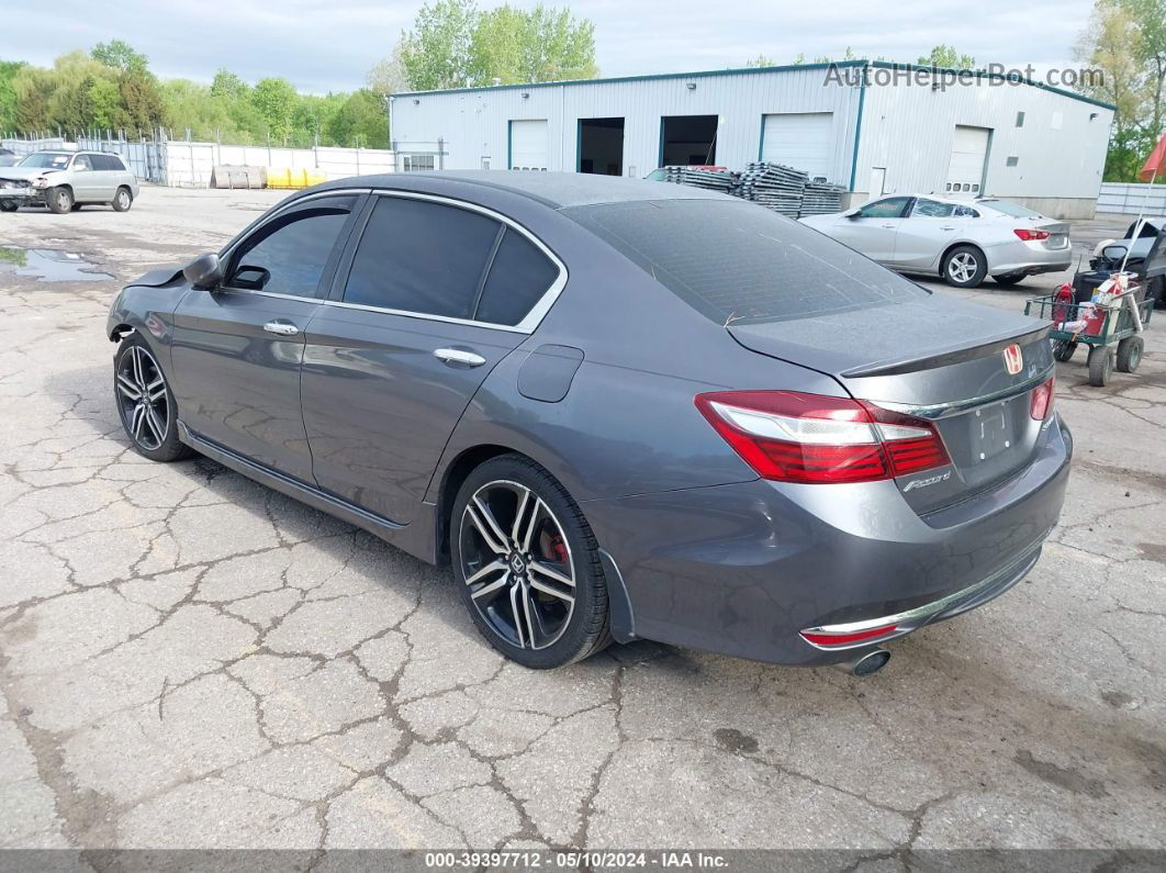 2017 Honda Accord Sport Gray vin: 1HGCR2F67HA025415