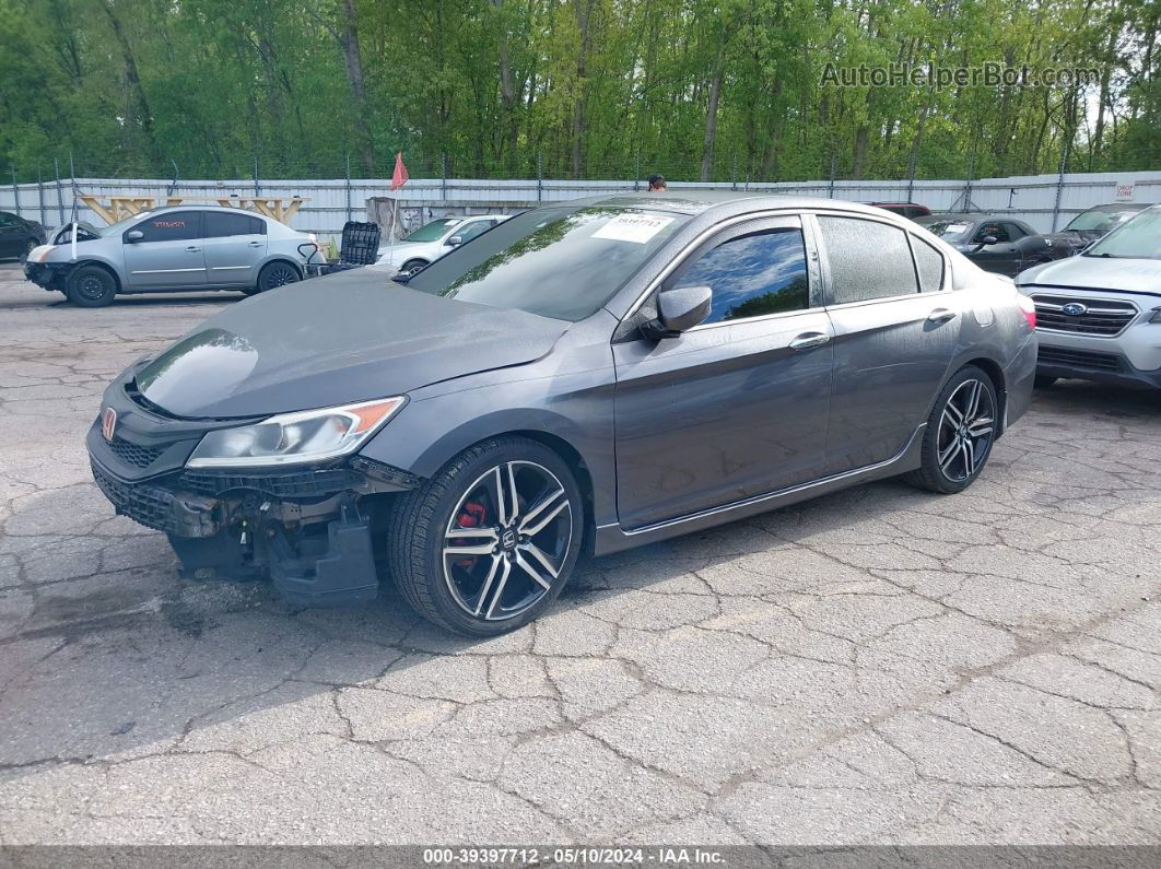 2017 Honda Accord Sport Gray vin: 1HGCR2F67HA025415