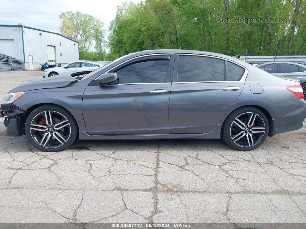 2017 Honda Accord Sport Gray vin: 1HGCR2F67HA025415