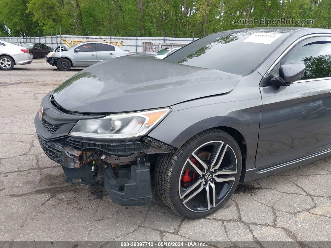 2017 Honda Accord Sport Gray vin: 1HGCR2F67HA025415