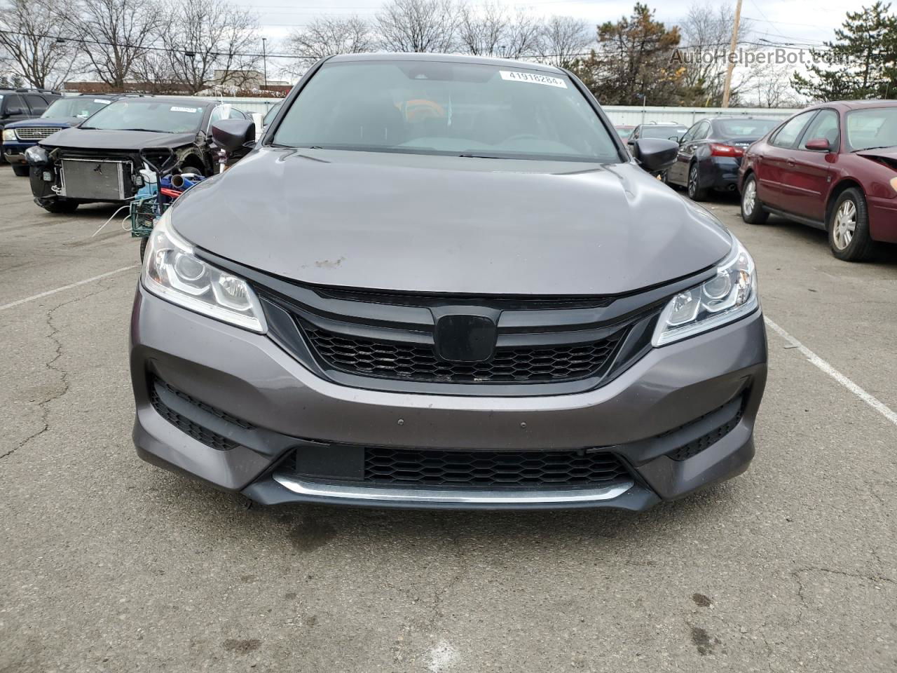 2017 Honda Accord Sport Gray vin: 1HGCR2F69HA025402