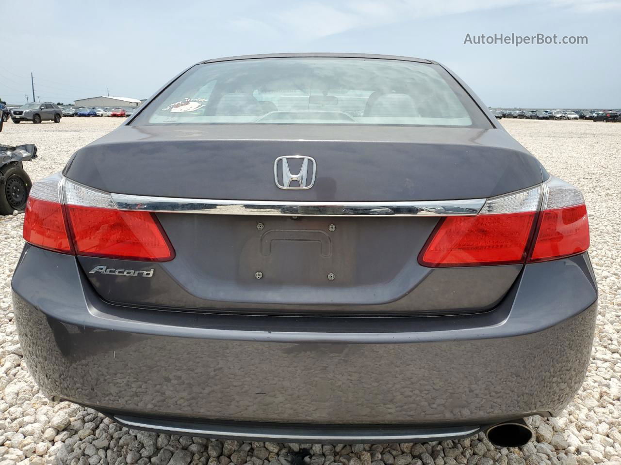 2014 Honda Accord Ex Gray vin: 1HGCR2F70EA001848