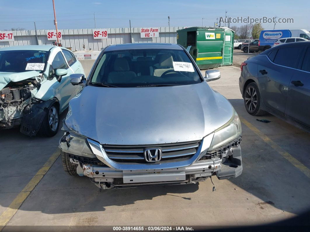 2014 Honda Accord Ex Silver vin: 1HGCR2F70EA079949