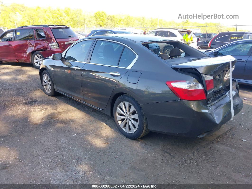 2014 Honda Accord Ex Gray vin: 1HGCR2F70EA085718