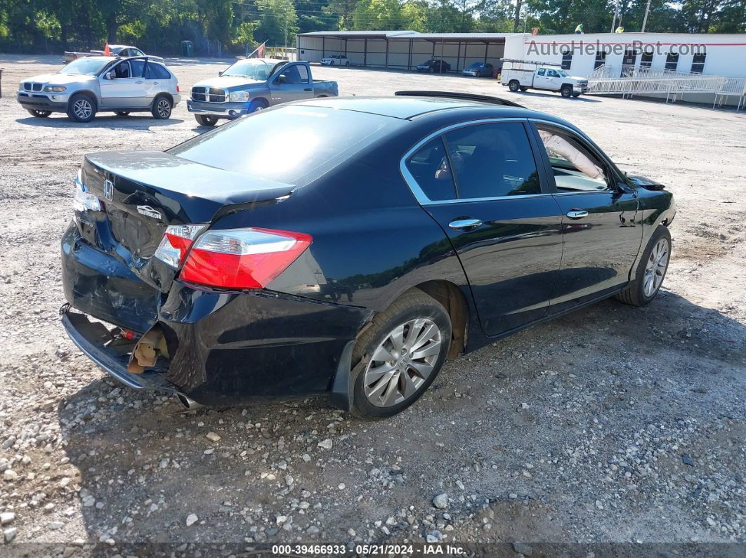 2014 Honda Accord Ex Черный vin: 1HGCR2F70EA170283