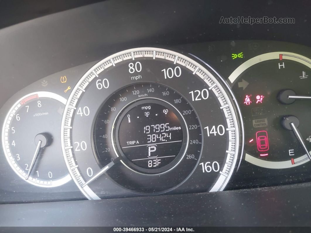 2014 Honda Accord Ex Черный vin: 1HGCR2F70EA170283