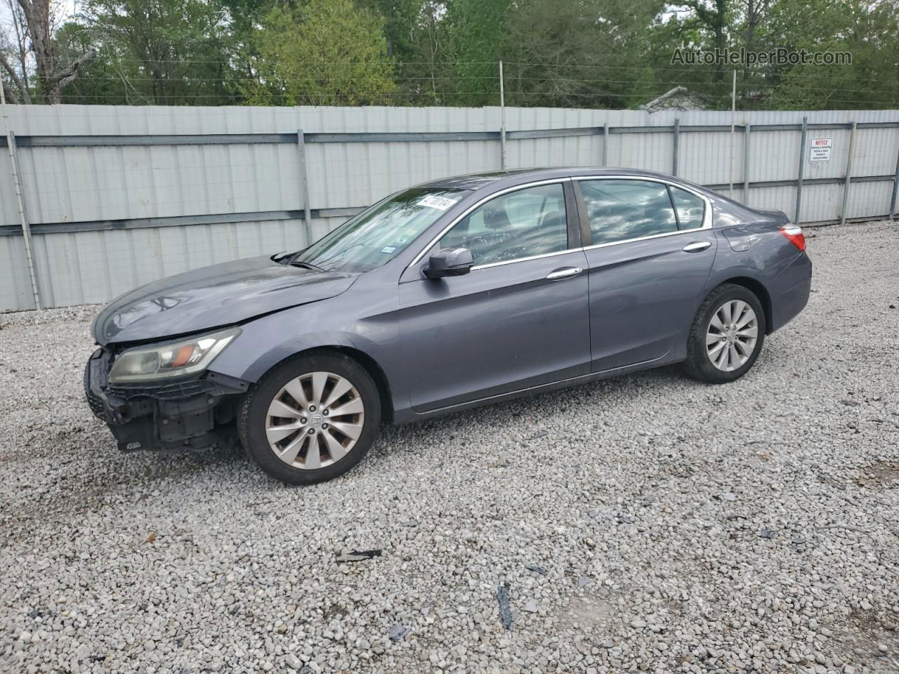 2014 Honda Accord Ex Gray vin: 1HGCR2F70EA184572