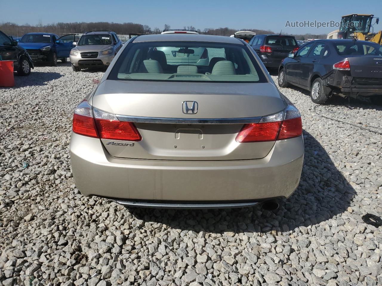 2014 Honda Accord Ex Tan vin: 1HGCR2F70EA214380