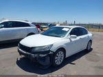 2014 Honda Accord Ex White vin: 1HGCR2F70EA239666