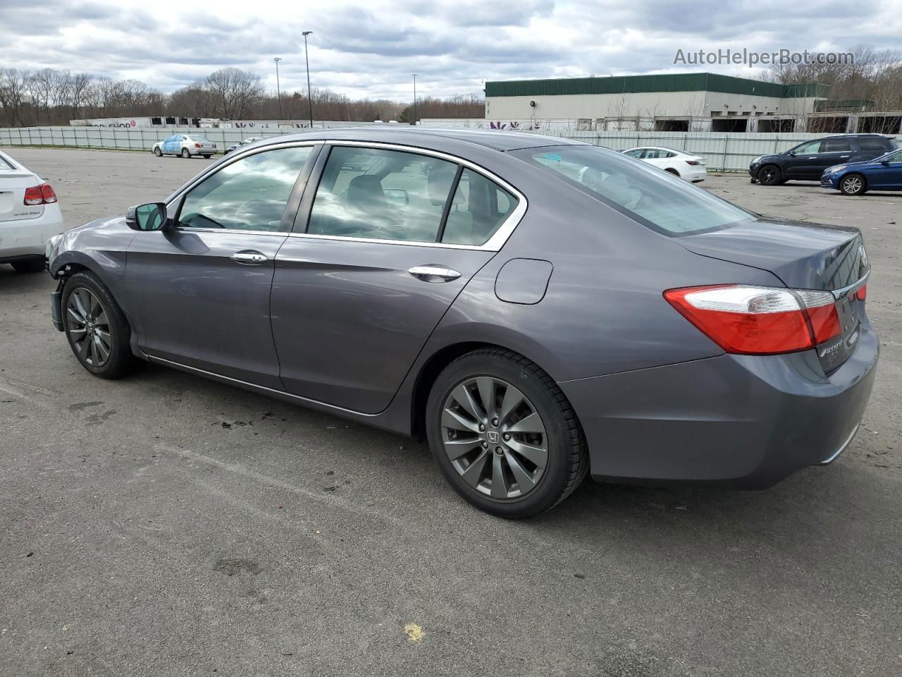 2015 Honda Accord Ex Gray vin: 1HGCR2F70FA068886