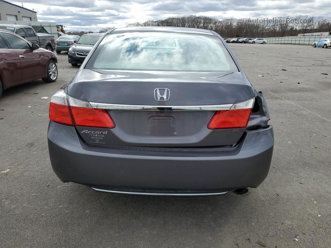 2015 Honda Accord Ex Gray vin: 1HGCR2F70FA068886