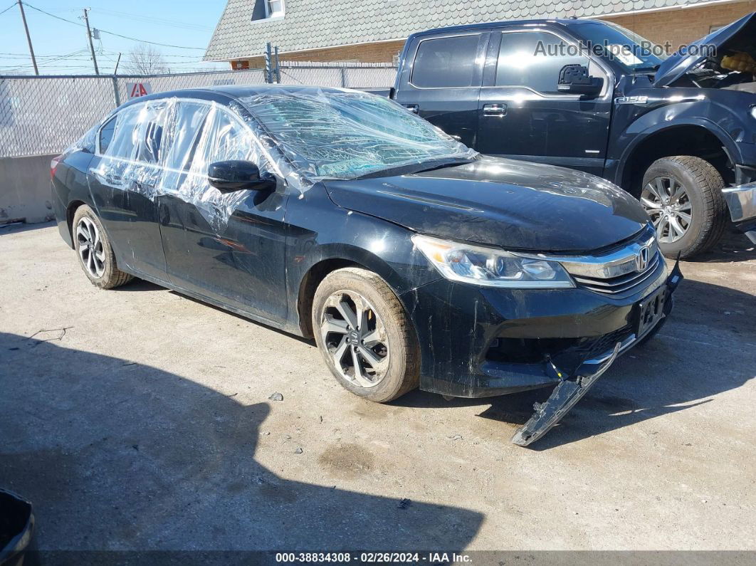 2016 Honda Accord Ex Black vin: 1HGCR2F70GA074902