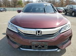 2017 Honda Accord Ex Maroon vin: 1HGCR2F70HA044638